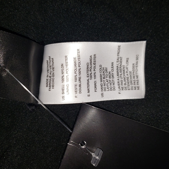 Adidas Unisex Swim Parka Black White Fleece Lined XL NWT - Picture 6 of 11